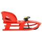 vidaXL Trineo con asiento y volante polipropileno rojo 102,5x40x23 cm vidaXL Trineo con asiento y volante polipropileno rojo 102,5x40x23 cm