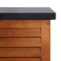 vidaXL Caja de almacenaje jardín madera maciza eucalipto 150x50x55 cm vidaXL Caja de almacenaje jardín madera maciza eucalipto 150x50x55 cm