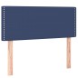 vidaXL Cama box spring con colchón tela azul 90x200 cm vidaXL Cama box spring con colchón tela azul 90x200 cm