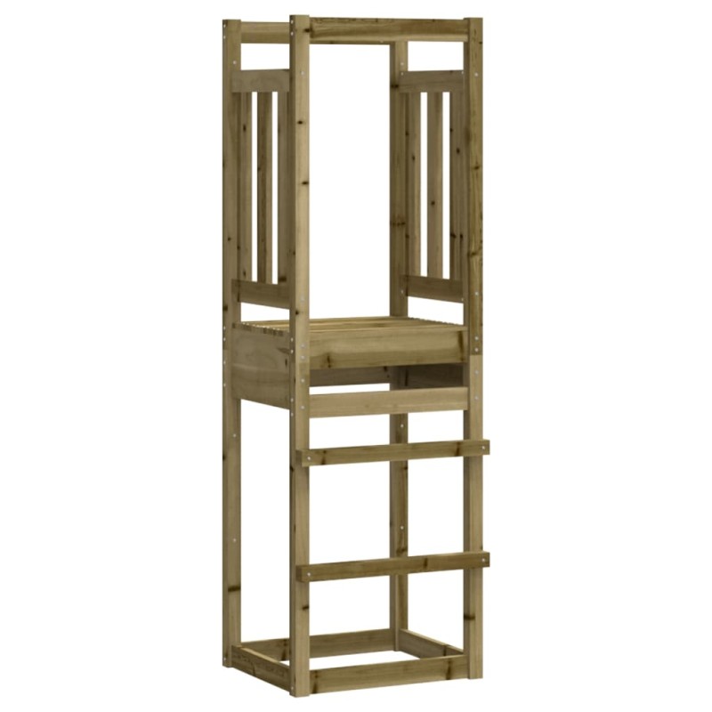 vidaXL Torre de juegos madera pino impregnada 53x46,5x169 cm vidaXL Torre de juegos madera pino impregnada 53x46,5x169 cm