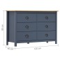 vidaXL Mesita de noche Hill madera maciza de pino gris 125x40x80 cm