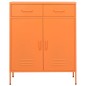 vidaXL Armario de almacenamiento acero naranja 80x35x101,5 cm vidaXL Armario de almacenamiento acero naranja 80x35x101,5 cm