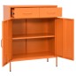vidaXL Armario de almacenamiento acero naranja 80x35x101,5 cm vidaXL Armario de almacenamiento acero naranja 80x35x101,5 cm