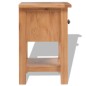 vidaXL Mesita de noche de madera de roble maciza 36x30x47 cm 