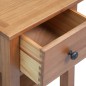 vidaXL Mesita de noche de madera de roble maciza 36x30x47 cm 