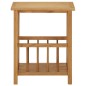 vidaXL Mesa revistero madera maciza de roble 45x35x55 cm vidaXL Mesa revistero madera maciza de roble 45x35x55 cm