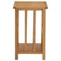 vidaXL Mesa revistero madera maciza de roble 45x35x55 cm vidaXL Mesa revistero madera maciza de roble 45x35x55 cm