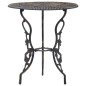 vidaXL Mesa y sillas bistró de jardín 3 piezas aluminio fundido vidaXL Mesa y sillas bistró de jardín 3 piezas aluminio fundido
