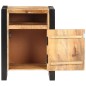 vidaXL Mesita de noche de madera maciza de mango 40x35x55 cm 
