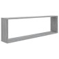 vidaXL Estante cubo pared 4 uds contrachapada gris Sonoma 100x15x30 cm vidaXL Estante cubo pared 4 uds contrachapada gris Sonoma 100x15x30 cm
