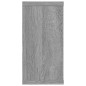 vidaXL Estante cubo pared 4 uds contrachapada gris Sonoma 100x15x30 cm vidaXL Estante cubo pared 4 uds contrachapada gris Sonoma 100x15x30 cm