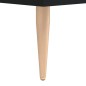 vidaXL Mesita de noche madera de ingeniería negro 40x40x66 cm vidaXL Mesita de noche madera de ingeniería negro 40x40x66 cm