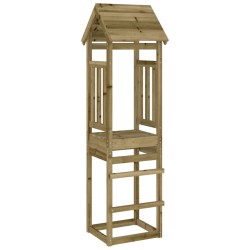 vidaXL Torre de juegos madera pino impregnada 52,5x46,5x206,5 cm
