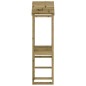 vidaXL Torre de juegos madera pino impregnada 52,5x46,5x206,5 cm vidaXL Torre de juegos madera pino impregnada 52,5x46,5x206,5 cm