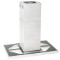 vidaXL Campana extractora de isla 90 cm acero inoxidable 756 m³/h LED vidaXL Campana extractora de isla 90 cm acero inoxidable 756 m³/h LED