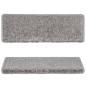 vidaXL Alfombras de peldaños de escalera 15 uds gris 65x21x4 cm vidaXL Alfombras de peldaños de escalera 15 uds gris 65x21x4 cm