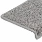 vidaXL Alfombras de peldaños de escalera 15 uds gris 65x21x4 cm vidaXL Alfombras de peldaños de escalera 15 uds gris 65x21x4 cm
