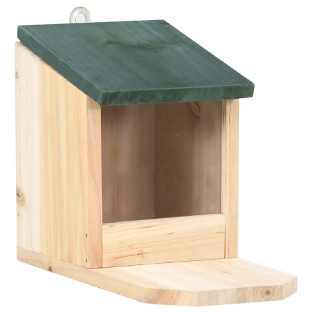 vidaXL Casas de ardilla 4 unidades madera de abeto
