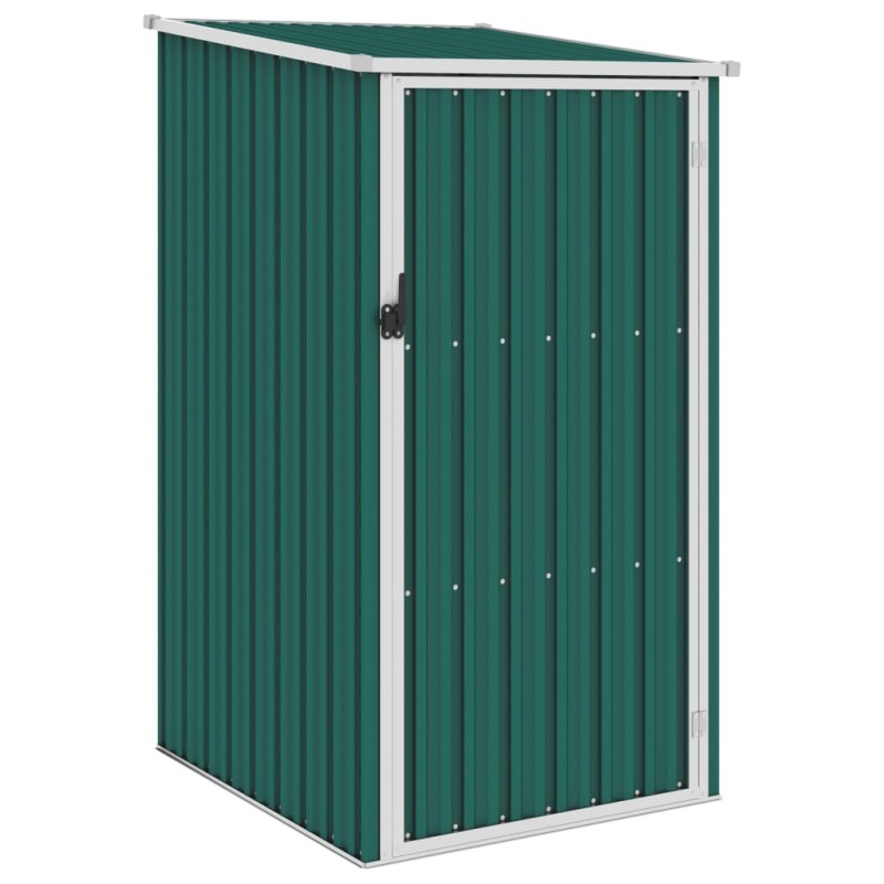 vidaXL Cobertizo de jardín verde acero galvanizado 87x98x159 cm vidaXL Cobertizo de jardín verde acero galvanizado 87x98x159 cm