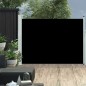 vidaXL Toldo lateral retráctil para patio negro 117x500 cm vidaXL Toldo lateral retráctil para patio negro 117x500 cm