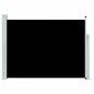 vidaXL Toldo lateral retráctil para patio negro 117x500 cm vidaXL Toldo lateral retráctil para patio negro 117x500 cm