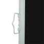 vidaXL Toldo lateral retráctil para patio negro 117x500 cm vidaXL Toldo lateral retráctil para patio negro 117x500 cm