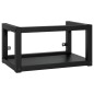 vidaXL Estructura de lavabo suspendido hierro negro 59x38x31 cm vidaXL Estructura de lavabo suspendido hierro negro 59x38x31 cm
