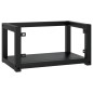 vidaXL Estructura de lavabo suspendido hierro negro 59x38x31 cm vidaXL Estructura de lavabo suspendido hierro negro 59x38x31 cm