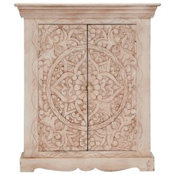 vidaXL Aparador de madera maciza de mango 65x30x75 cm