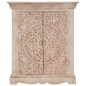 vidaXL Aparador de madera maciza de mango 65x30x75 cm