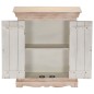 vidaXL Aparador de madera maciza de mango 65x30x75 cm