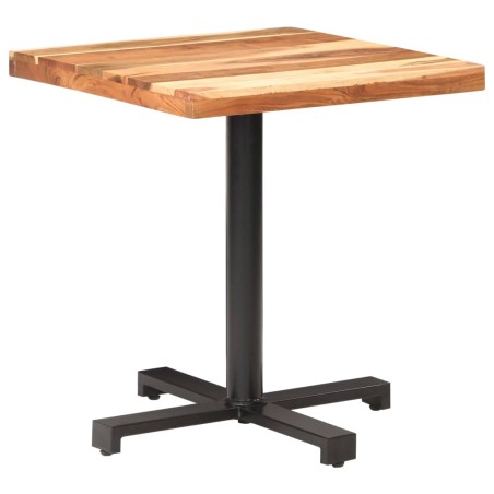 vidaXL Mesa de bistró cuadrada madera de acacia maciza 70x70x75 cm