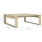 vidaXL Mesa de centro madera contrachapada roble Sonoma 100x100x35 cm vidaXL Mesa de centro madera contrachapada roble Sonoma 100x100x35 cm
