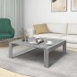 vidaXL Mesa de centro madera contrachapada gris Sonoma 100x100x35 cm vidaXL Mesa de centro madera contrachapada gris Sonoma 100x100x35 cm