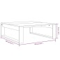 vidaXL Mesa de centro madera contrachapada gris Sonoma 100x100x35 cm vidaXL Mesa de centro madera contrachapada gris Sonoma 100x100x35 cm