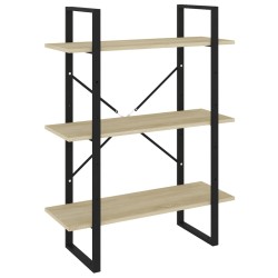 vidaXL Estantería madera contrachapada roble Sonoma 80x30x105 cm