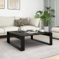 vidaXL Mesa de centro madera contrachapada negro 100x100x35 cm vidaXL Mesa de centro madera contrachapada negro 100x100x35 cm