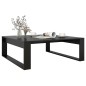 vidaXL Mesa de centro madera contrachapada negro 100x100x35 cm vidaXL Mesa de centro madera contrachapada negro 100x100x35 cm
