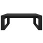 vidaXL Mesa de centro madera contrachapada negro 100x100x35 cm vidaXL Mesa de centro madera contrachapada negro 100x100x35 cm