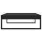 vidaXL Mesa de centro madera contrachapada negro 100x100x35 cm vidaXL Mesa de centro madera contrachapada negro 100x100x35 cm