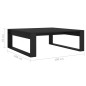 vidaXL Mesa de centro madera contrachapada negro 100x100x35 cm vidaXL Mesa de centro madera contrachapada negro 100x100x35 cm