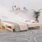 vidaXL Sofá cama extraíble madera maciza de pino 2x(90x200) cm vidaXL Sofá cama extraíble madera maciza de pino 2x(90x200) cm