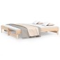 vidaXL Sofá cama extraíble madera maciza de pino 2x(90x200) cm vidaXL Sofá cama extraíble madera maciza de pino 2x(90x200) cm