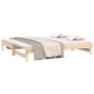 vidaXL Sofá cama extraíble madera maciza de pino 2x(90x200) cm vidaXL Sofá cama extraíble madera maciza de pino 2x(90x200) cm
