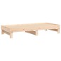 vidaXL Sofá cama extraíble madera maciza de pino 2x(90x200) cm vidaXL Sofá cama extraíble madera maciza de pino 2x(90x200) cm