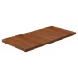vidaXL Encimera baño madera maciza tratada marrón oscuro 80x40x2,5 cm vidaXL Encimera baño madera maciza tratada marrón oscuro 80x40x2,5 cm