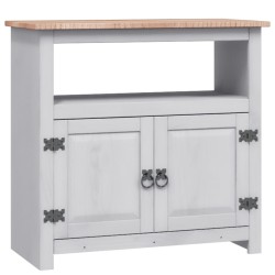 vidaXL Mueble de TV Corona Range pino mexicano gris 80x43x78 cm