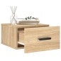 vidaXL Mesitas de noche de pared 2 uds color roble Sonoma 35x35x20 cm vidaXL Mesitas de noche de pared 2 uds color roble Sonoma 35x35x20 cm