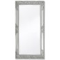 vidaXL Espejo de pared estilo barroco plateado 100x50 cm vidaXL Espejo de pared estilo barroco plateado 100x50 cm