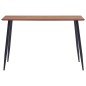 vidaXL Mesa de comedor de MDF marrón 120x60x75 cm vidaXL Mesa de comedor de MDF marrón 120x60x75 cm